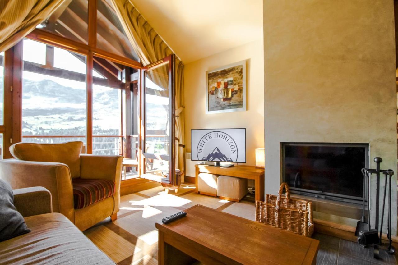 Exceptional 3 Bed Penthouse With Fireplace And Stunning Views Flaine Extérieur photo