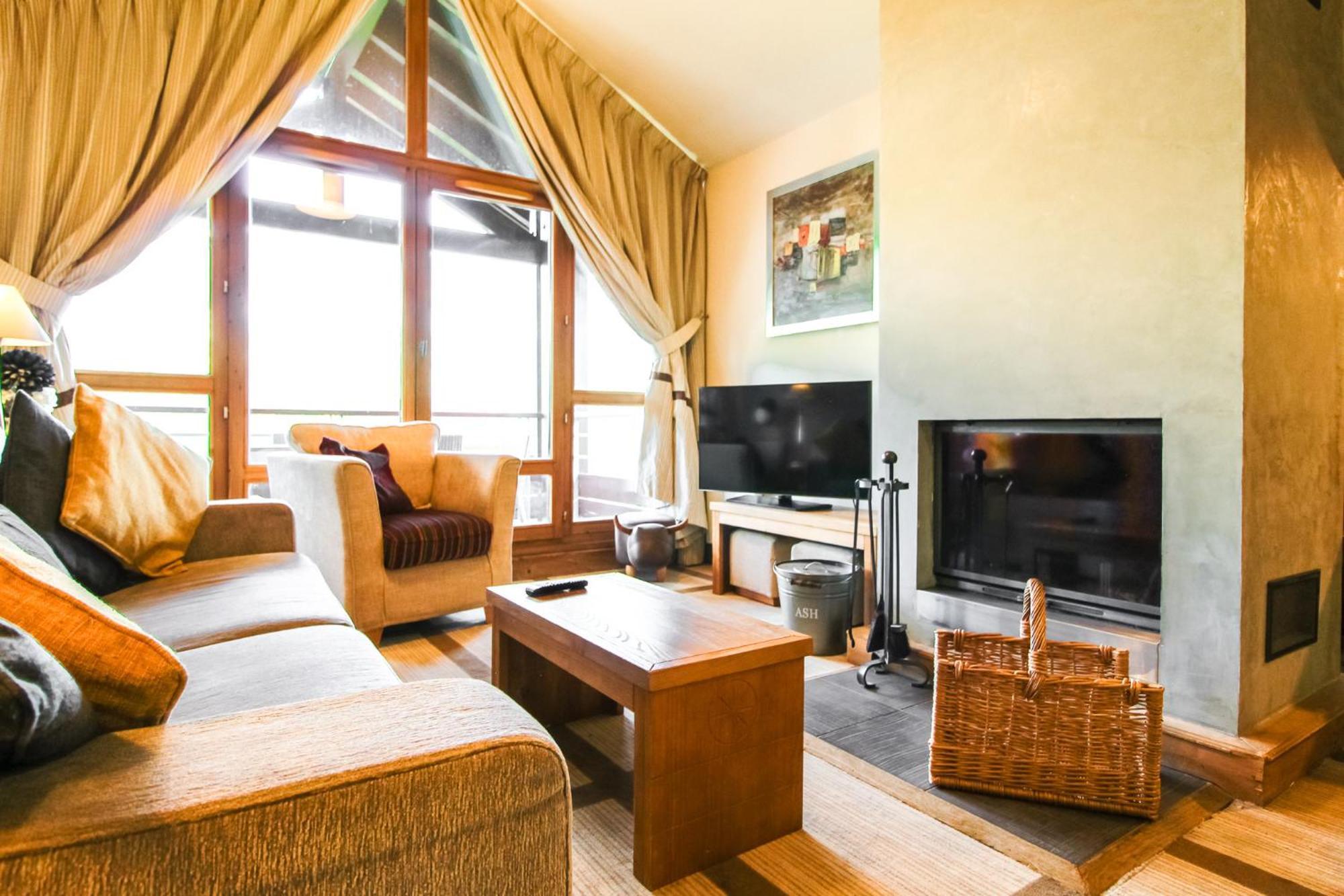 Exceptional 3 Bed Penthouse With Fireplace And Stunning Views Flaine Extérieur photo