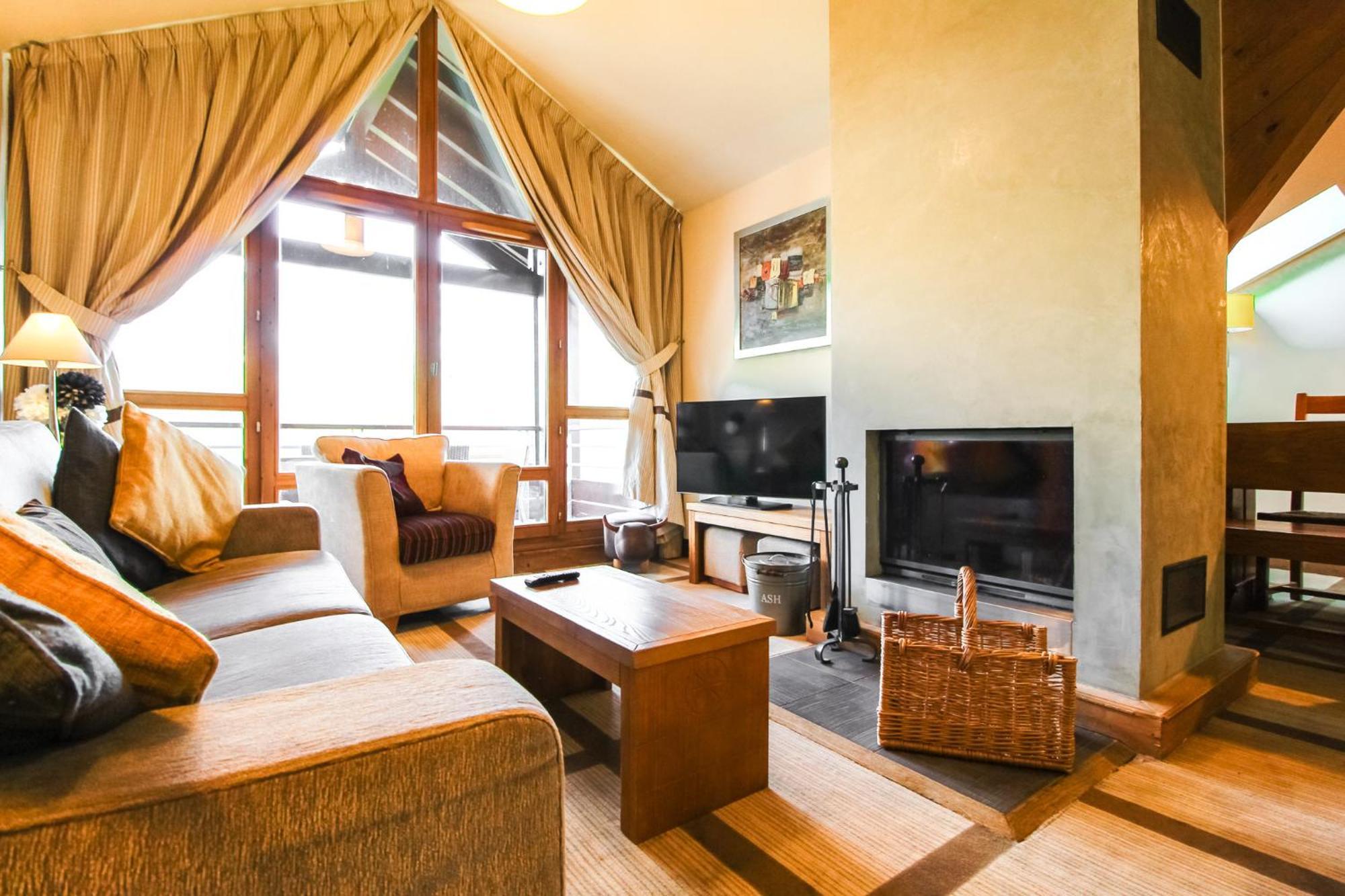 Exceptional 3 Bed Penthouse With Fireplace And Stunning Views Flaine Extérieur photo