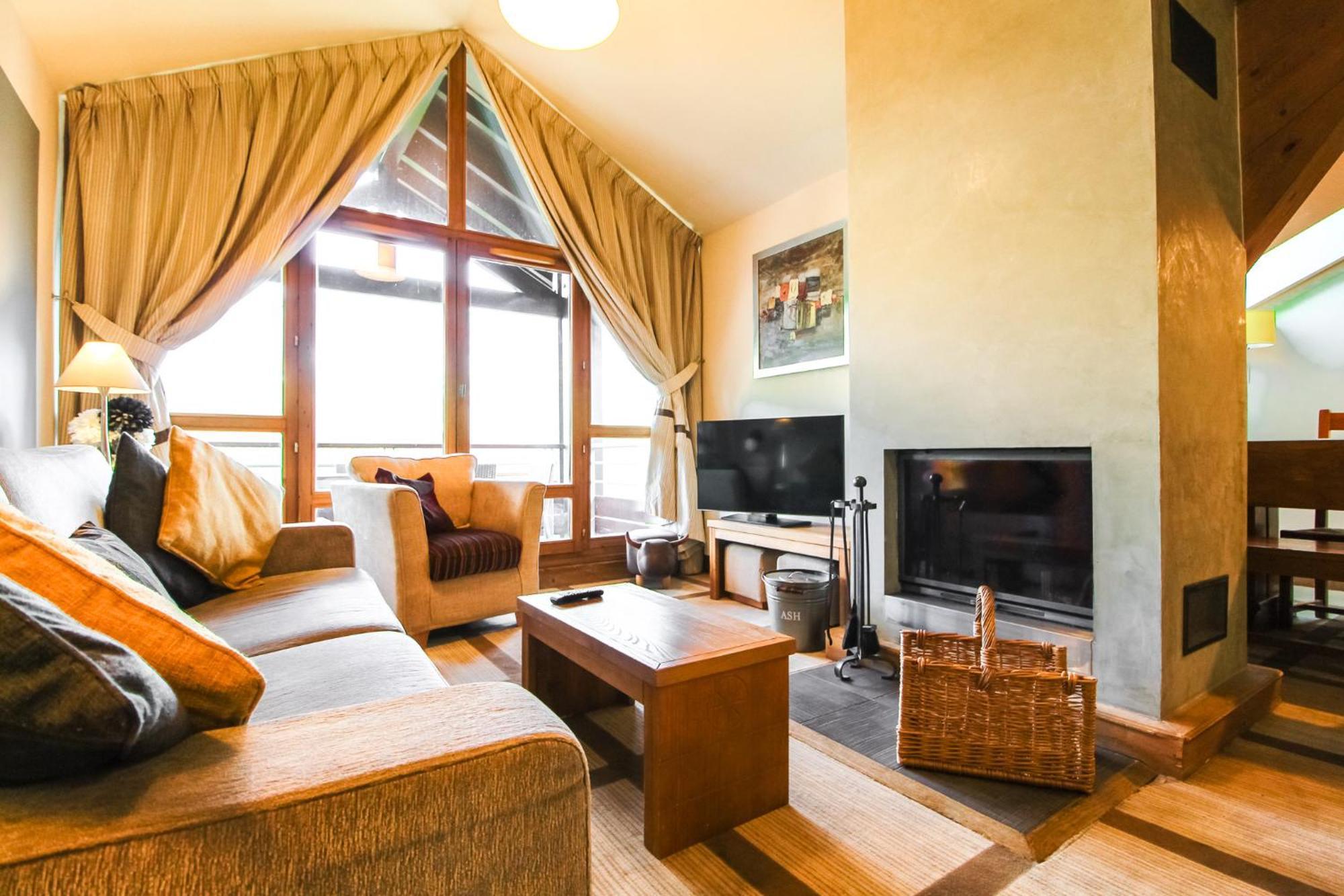 Exceptional 3 Bed Penthouse With Fireplace And Stunning Views Flaine Extérieur photo