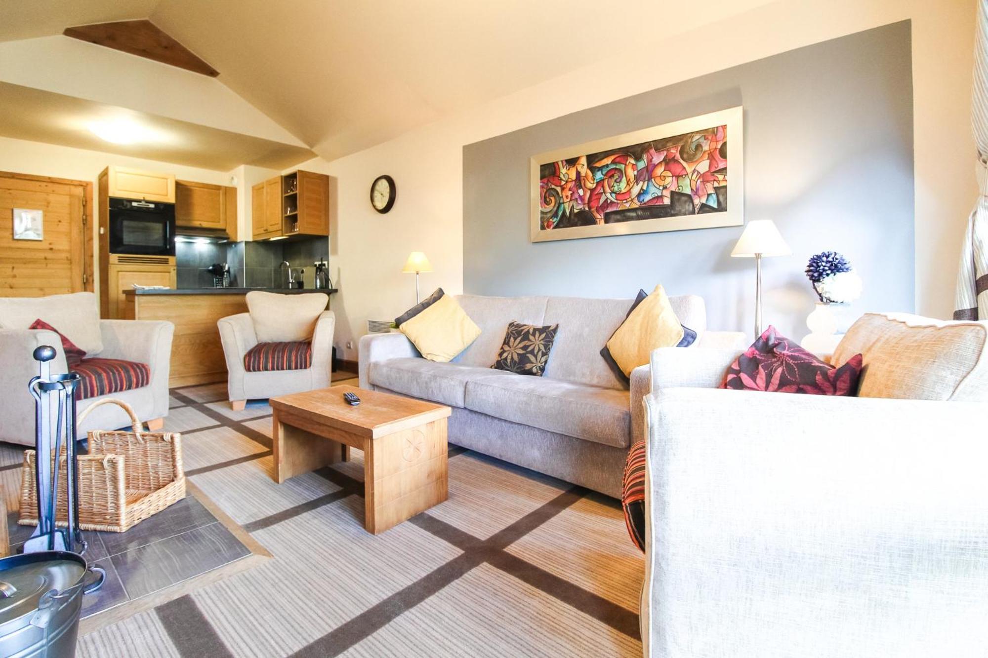 Exceptional 3 Bed Penthouse With Fireplace And Stunning Views Flaine Extérieur photo