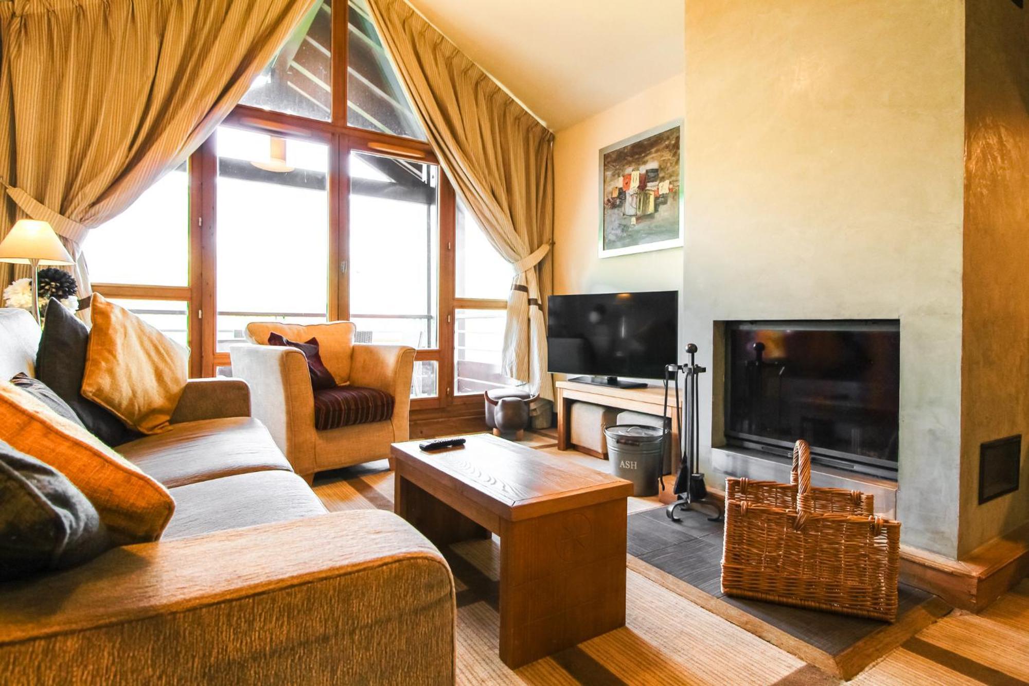 Exceptional 3 Bed Penthouse With Fireplace And Stunning Views Flaine Extérieur photo