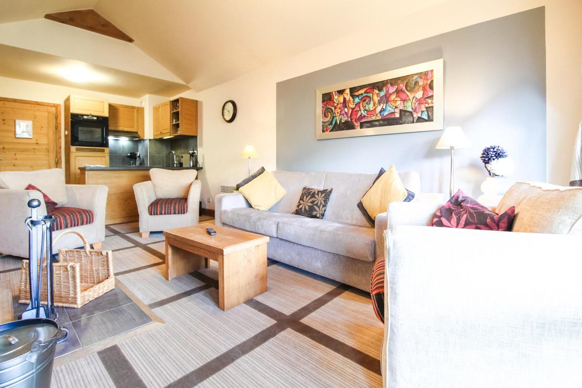 Exceptional 3 Bed Penthouse With Fireplace And Stunning Views Flaine Extérieur photo